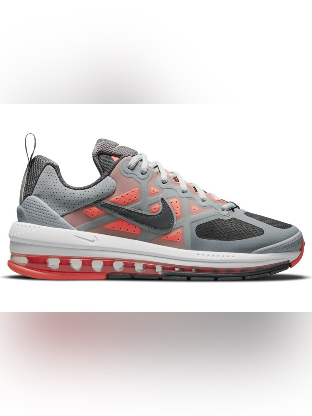 Nike AIR MAX GENOME Men's Sneaker Gray/Orange/Black Size 12